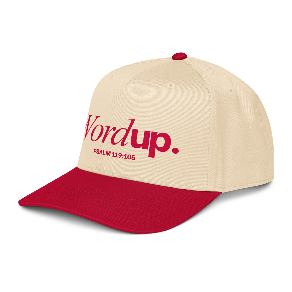 Word Up. 5-Panel Snapback Cap